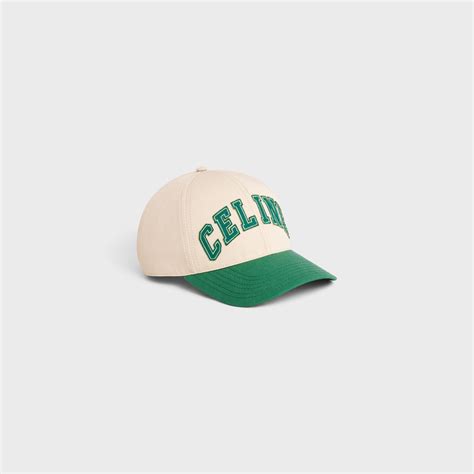 green celine hat|Celine men's hat.